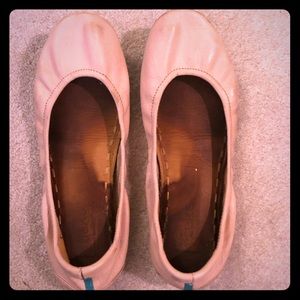 Tieks light pink ballet flats